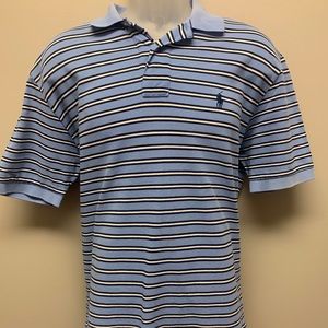 Polo Golf Ralph Lauren Sz L Blue Moisture Wicking